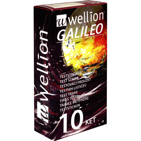 WELLION GALILEO STRIPS 10 KETO