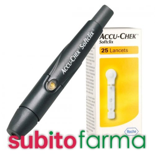 Accu-Chek SoftClix 200 Lancette Pungidito Glicemia