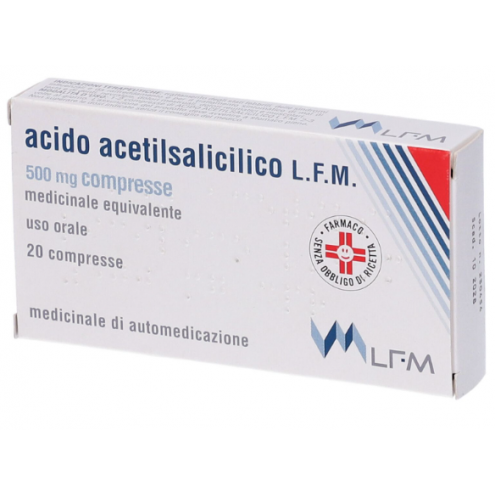 ACIDO ACETILSALIC LFM*20CPR500