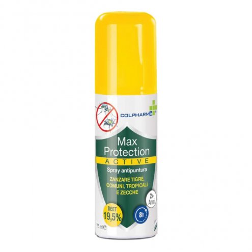 COLPHARMA SPRAY REPELLENTE ANTIZANZARE MAX PROTECTION ACTIVE75 ML