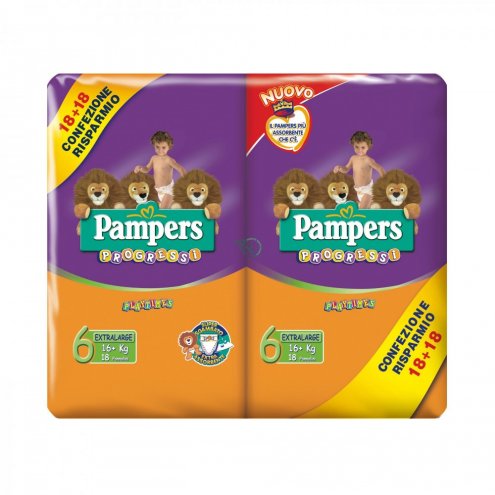 PAMPERS PROGRESSI PLAYTIM XL36