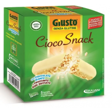 GIUSTO CIOCOSNACK BIANCO SENZA GLUTINE 175G