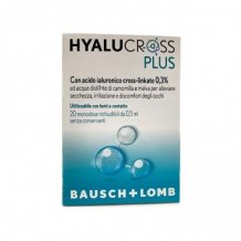 Hyalucross Plus 20 Flaconcini - Gocce Oculari Per La Secchezza E L'irritazione