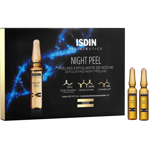 ISDIN ISDINCEUTICS NIGHT PEEL EXFOLIATING NIGHT PEELING 10 AMPOLLA X 2ML