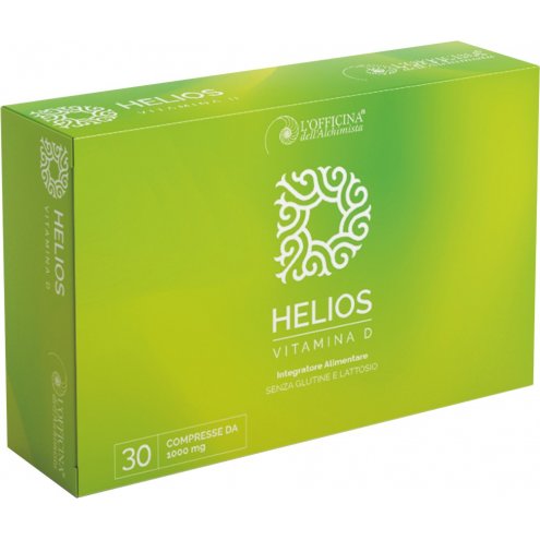Helios - Integratore alimentare di vitamina D che contribuisce alla normale funzione del sistema immunitario. - 30 Compresse da 1000 mg.