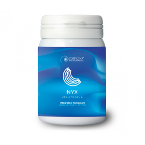 Nyx - Integratore alimentare a base di melatonina contribuisce alla riduzione del tempo richiesto per prendere sonno - 30 Compresse masticabili da 500mg.
