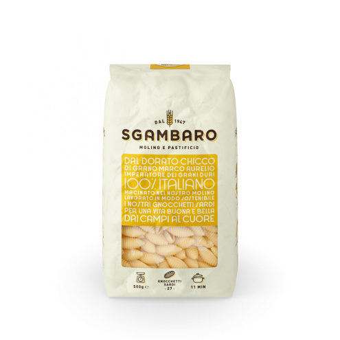 SGAMBARO PASTA GNOCCHETTI SARDI  DI GRANO DURO