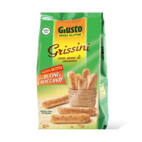 GIUSTO S/G GRISSINI SESAMO150G