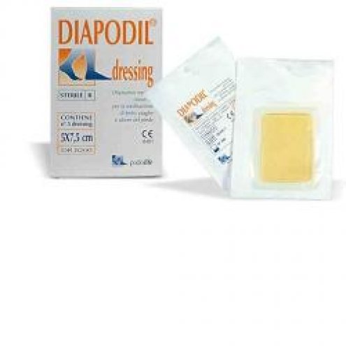 DIAPODIL DRESSING 5X7,5CM 3PZ