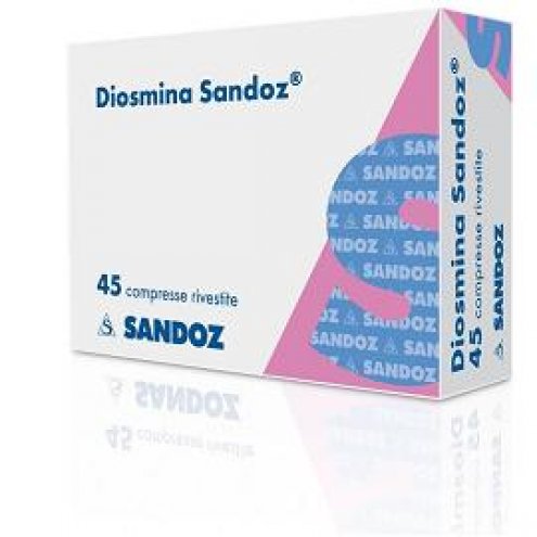 Diosmina Sandoz integratore alimentare a base di Diosmina ed Esperidina 45 Compresse rivestite