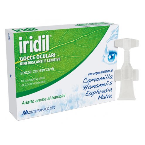 IRIDIL GOCCE OCUL 10MONOD 0,5ML