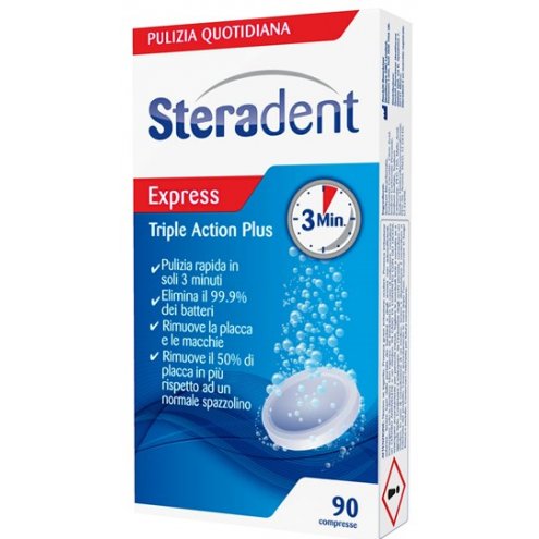 STERADENT TA PLUS 90COMPRESSE