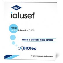 IALUSET  10 GARZE MEDICATE 10X10 CM