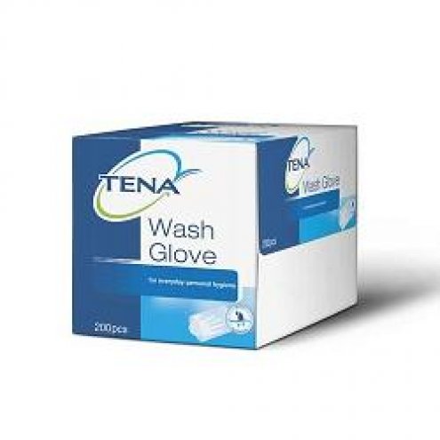 TENA WASH GLOVE C/BARRIERA 0500