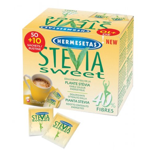 HERMESETAS STEVIA 50+10BUST