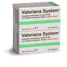 VALERIANA SYSTEM 30COMPRESSE+30COMPRESSE
