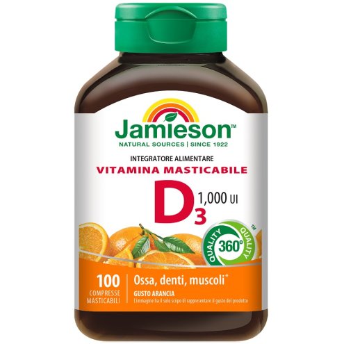 VITAMINA D MASTICABILE 100COMPRESSE