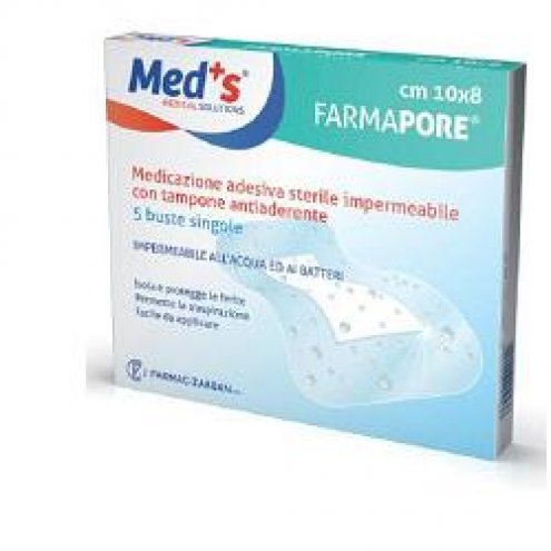 MEDS PORE MEDIC IMP 10X8CM 5PZ