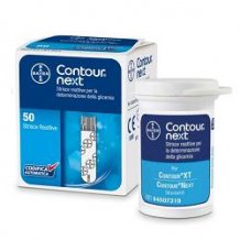 Contour Next - Strisce reattive per il controllo della glicemia - 50 pezzi