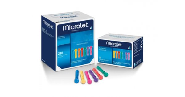 Ascensia Diabet Care Microlet - Lancette pungidito - 25 pezzi