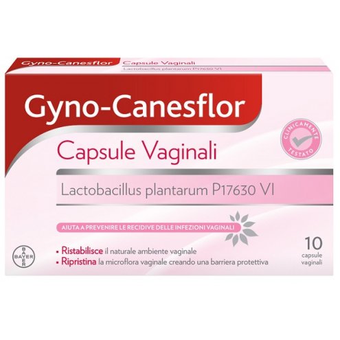 GYNOCANESFLOR 10 CAPSULE VAGINALI