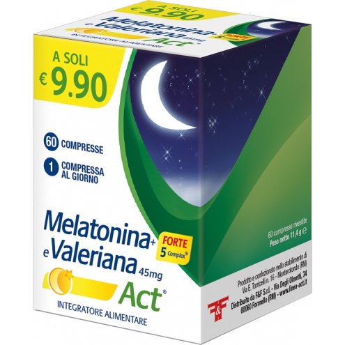 MELATONINA ACT1MG+VALER 5FT 60