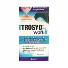 Trosyd Wortie trattamento per la rimozione delle verruche comuni e plantari - Confezione da 50 g