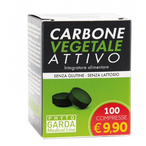 CARBONE VEGETALE PG 100COMPRESSE