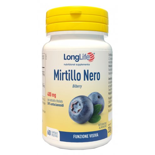 LONGLIFE MIRTILLO NERO 60CAPSULE