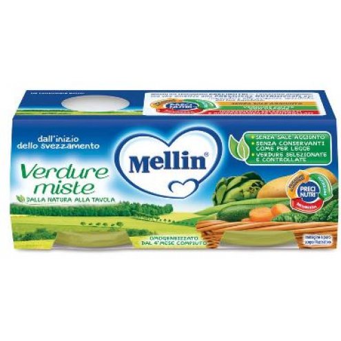 MELLIN OMOG VERDURE MISTE2X80G