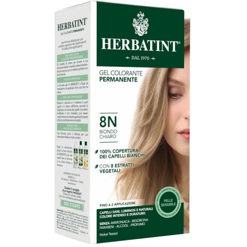 HERBATINT 8N BIONDO CHIARO 150 ML + PENNELLO PROMO EDIZIONE LIMITATA