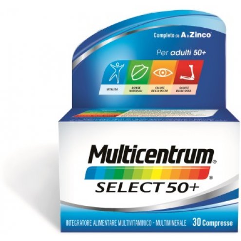 MULTICENTRUM SELECT 50+ 30COMPRESSE