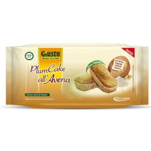 GIUSTO S/G PLUMCAKE AVENA 180G