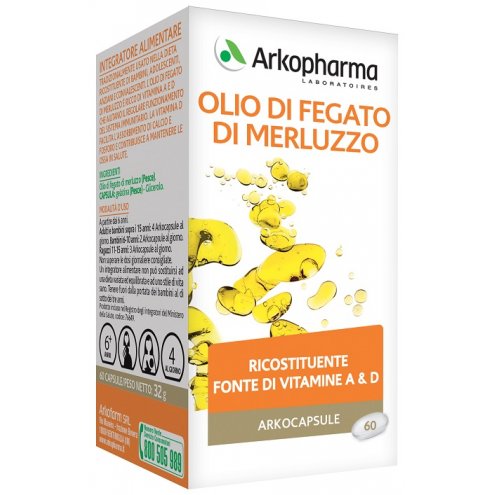 ARKOCAPSULE OLIO FEG MERLUZ 60PRL