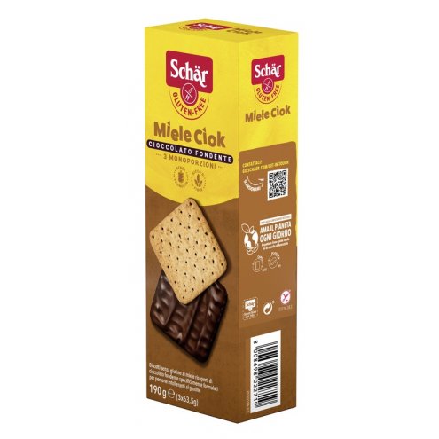 SCHAR BISCOTTI MIELE CIOK 190G