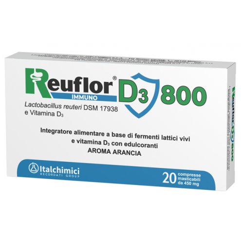 REUFLOR D3 800 20COMPRESSE