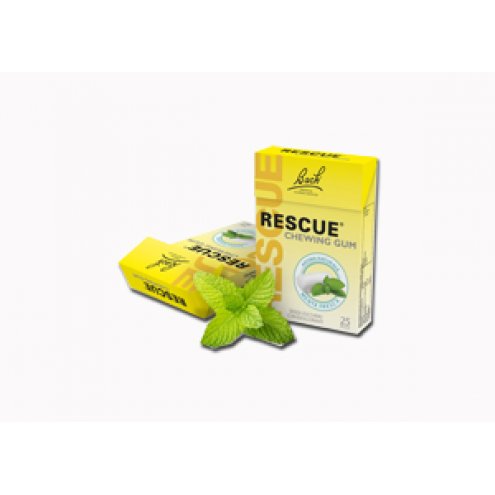 RESCUE CHEWING GUM MENTA 25PZ