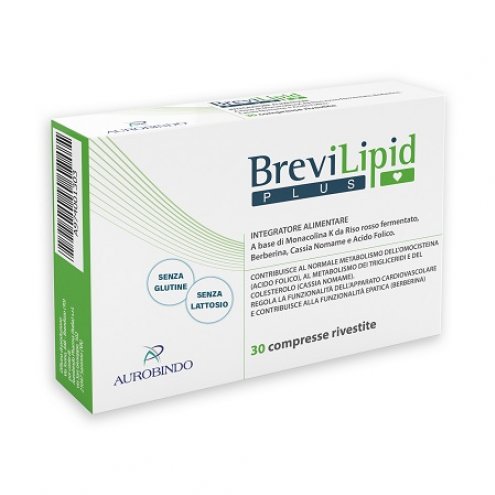 Brevilipid plus integratore per il colesterolo 30 compresse rivestite