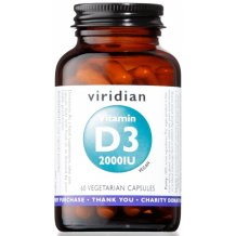 VITAMIN D3 2000IU 60CAPSULE VEG