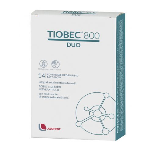 TIOBEC 800 DUO COMPRESSE OROSOLUBILI