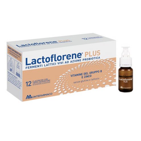 LACTOFLORENE PLUS integratore di fermenti lattici - 12FLACONI 10ML