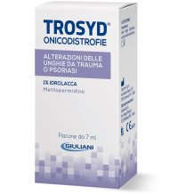 Trosyd idrolacca - indicata nei casi di alterazioni delle unghie causate da traumi o psoriasi - Flaconcini da 7ml