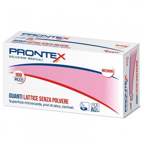 GUANTI LATT S/POLV M PRONTEX