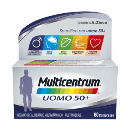 MULTICENTRUM UOMO 50+ 60COMPRESSE