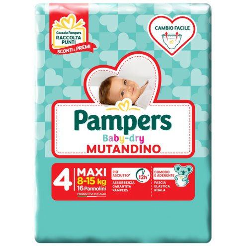 PAMPERS BD MUT SM TG4 MX 16PZ