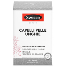SWISSE CAPELLI PELLE UNG 60COMPRESSE