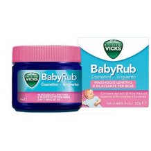 Vicks BabyRub - 50 l unguento - massaggio lenitivo e rilassante con aloe vera