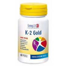 LONGLIFE K-2 GOLD integratore per le ossa -60 COMPRESSE