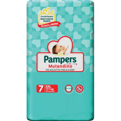 PAMPERS BABY DRY MUT XXL 14PZ