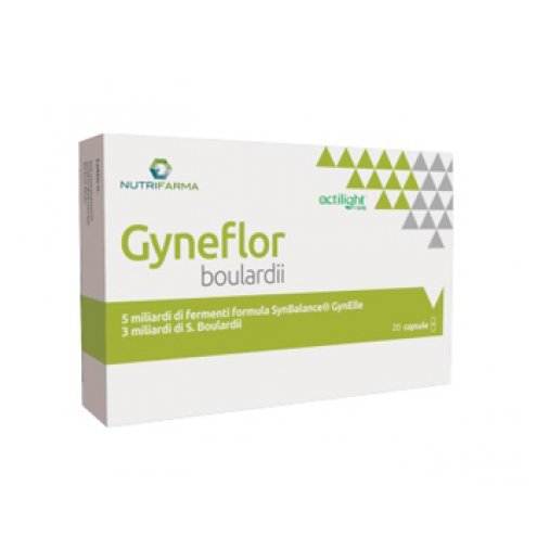 GYNEFLOR BOULARDII Integratore per prevenzione e trattamento di candida, vaginiti, cistiti batteriche ed infezioni ricorrenti - 20CAPSULE